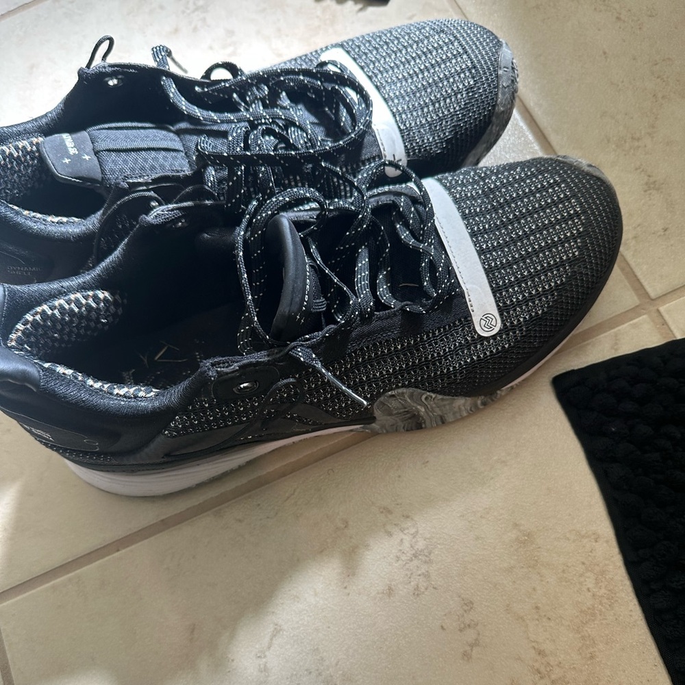 Black and White Athletic Sneakers